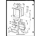 Amana BCI20D-P6023524W refrigerator door parts diagram