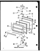 Freezer door parts