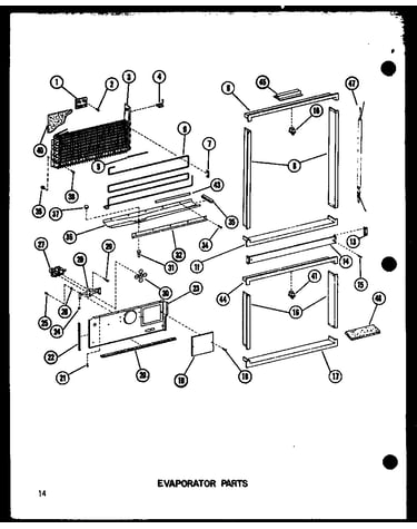 Evaporator parts