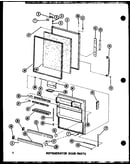 Refrigerator door parts