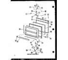 Amana BC20EL-P747023WL freezer door parts diagram