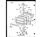 Amana BC20EC-P747025WC freezer door parts diagram