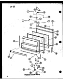 Freezer door parts