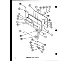 Amana BR20J-P7680813W freezer door parts (bc20j/p7680812w) (br20j/p7680813w) diagram