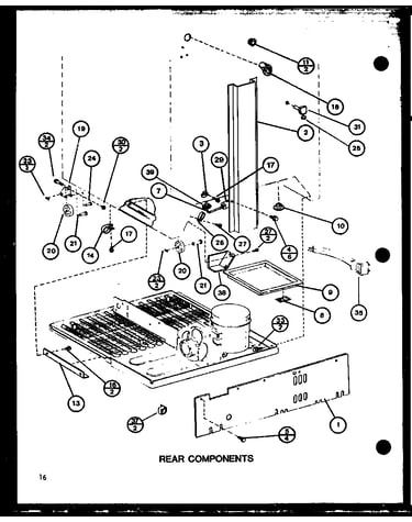 Rear components (bc20j/p7680812w) (br20j/p7680813w)