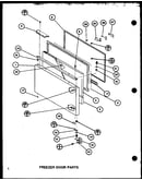 Freezer door parts (bl20j/p7680818w)