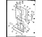 Amana BL20J-P7680818W refrigerator door parts (bl20j/p7680818w) diagram