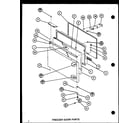Amana BW20K-P7812516W freezer door parts (bc20k/p7812501w) (br20k/p7812502w) (bc20k/p7812507w) (bw20k/p7812510w) diagram