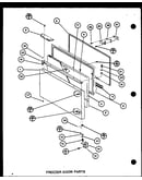 Freezer door parts (bc20k/p7812501w) (br20k/p7812502w) (bc20k/p7812507w) (bw20k/p7812510w)