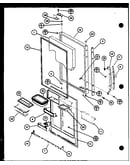 Refrigerator door parts (bc20k/p7812501w) (br20k/p7812502w) (bc20k/p7812507w) (bw20k/p7812510w)
