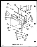 Freezer door parts (br20k/p7812511w) (bc20k/p7812514w) (bw20k/p7812516w)