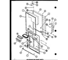 Amana BW20K-P7812516W refrigerator door parts (br20k/p7812511w) (bc20k/p7812514w) (bw20k/p7812516w) diagram