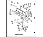 Amana BL20K-P7812513W freezer door parts (bl20k/p7812504w) (bl20k/p7812513w) diagram