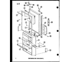 Amana ESBFC16C-A-P60235-19WA refrigerator door parts diagram