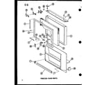 Amana ESBFC16C-A-P60235-19WA freezer door parts diagram