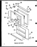 Freezer door parts
