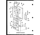 Amana ESBFC16D-P60235-23W refrigerator door parts diagram