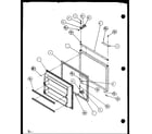 Amana BR20QBL-P1125501WL freezer door diagram