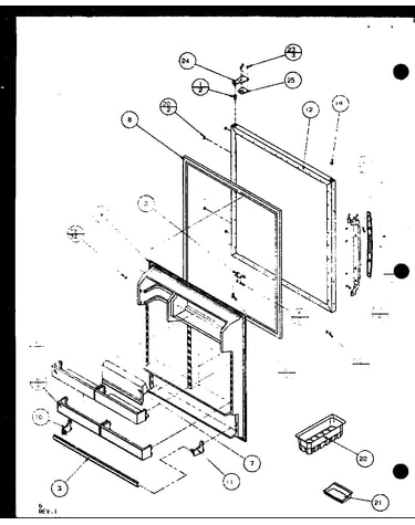 Refrigerator door