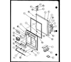 Amana IC3N-P1110701W-BM refrigerator door (bl20ql/p1125508wl) (bl20ql/p1125503wl) (bl20qw/p1125508ww) (bl20qw/p1125503ww) diagram