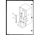 Amana IC3N-P1110701W-BM cabinet back (bl20ql/p1125508wl) (bl20ql/p1125503wl) (bl20qw/p1125508ww) (bl20qw/p1125503ww) diagram