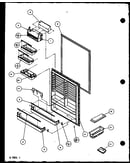 Refrigerator door (bz22ql/p1153002wl) (bz22ql/p1153001wl) (bz22qw/p1153002ww) (bz22qw/p1153001ww) (bz22qe/p1153001we)