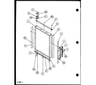 Amana BZ22QE-P1153001WE refrigerator door and trim parts (bz22ql/p1153002wl) (bz22ql/p1153001wl) (bz22qw/p1153002ww) (bz22qw/p1153001ww) (bz22qe/p1153001we) diagram
