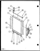 Refrigerator door and trim parts (bz22ql/p1153002wl) (bz22ql/p1153001wl) (bz22qw/p1153002ww) (bz22qw/p1153001ww) (bz22qe/p1153001we)