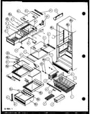Cabinet interior (bz22ql/p1153002wl) (bz22ql/p1153001wl) (bz22qw/p1153002ww) (bz22qw/p1153001ww) (bz22qe/p1153001we)
