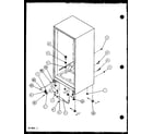 Amana BZ22QE-P1153001WE cabinet bottom and back (bz22ql/p1153002wl) (bz22ql/p1153001wl) (bz22qw/p1153002ww) (bz22qw/p1153001ww) (bz22qe/p1153001we) diagram