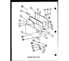 Amana BC20N-P7812528W freezer door parts (br20m/p7812519w) (br20n/p7812526w) diagram
