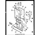 Amana BR20M-P7812519W refrigerator door parts (br20m/p7812519w) (br20n/p7812526w) diagram