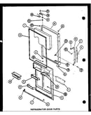 Refrigerator door parts (br20m/p7812519w) (br20n/p7812526w)