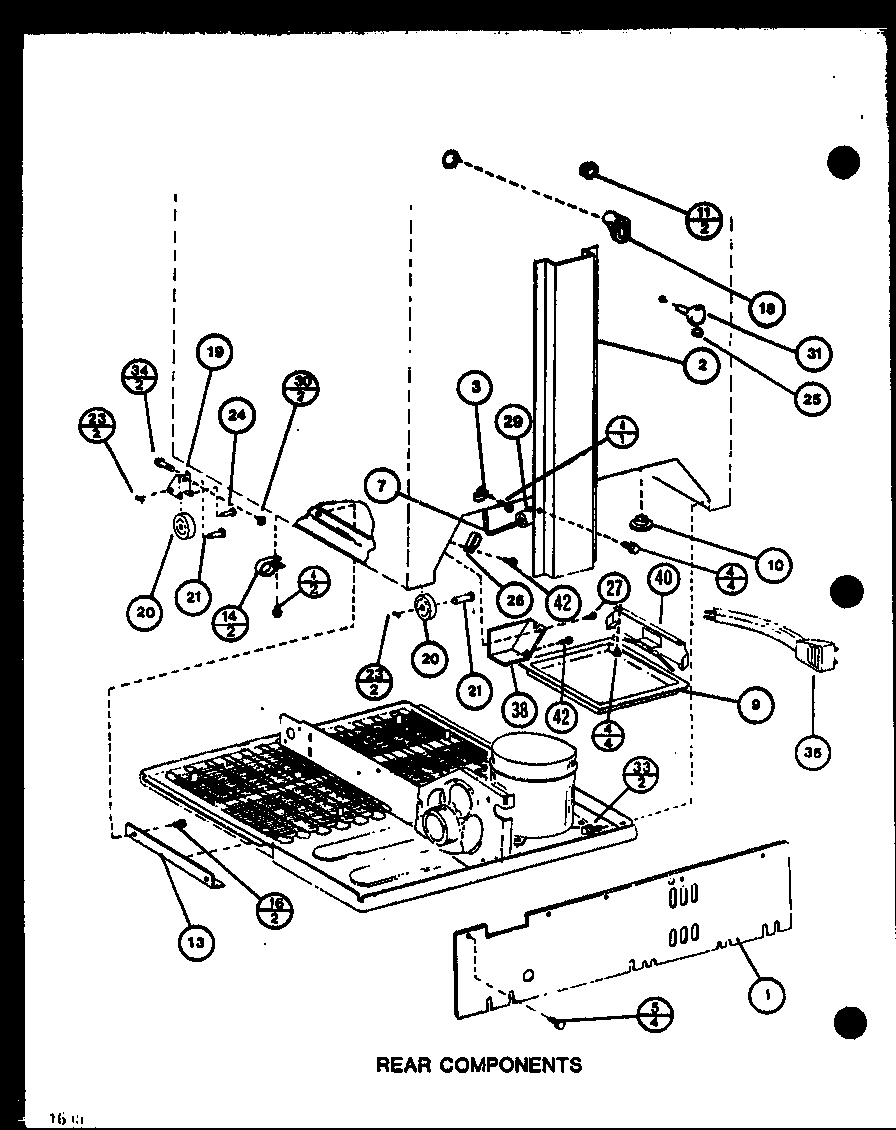 Rear components (br20m/p7812519w) (br20n/p7812526w)