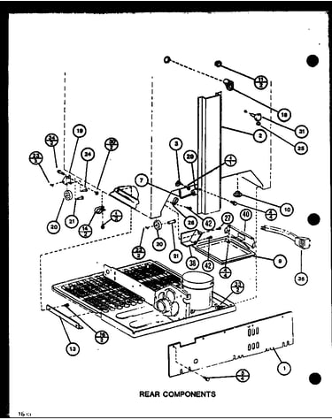 Rear components (br20m/p7812519w) (br20n/p7812526w)