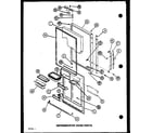 Amana BC20M-P7812521W refrigerator door parts (bc20m/p7812521w) (bc20n/p7812528w) diagram