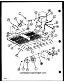 Compressor compartment parts (bc20m/p7812521w) (bc20n/p7812528w)