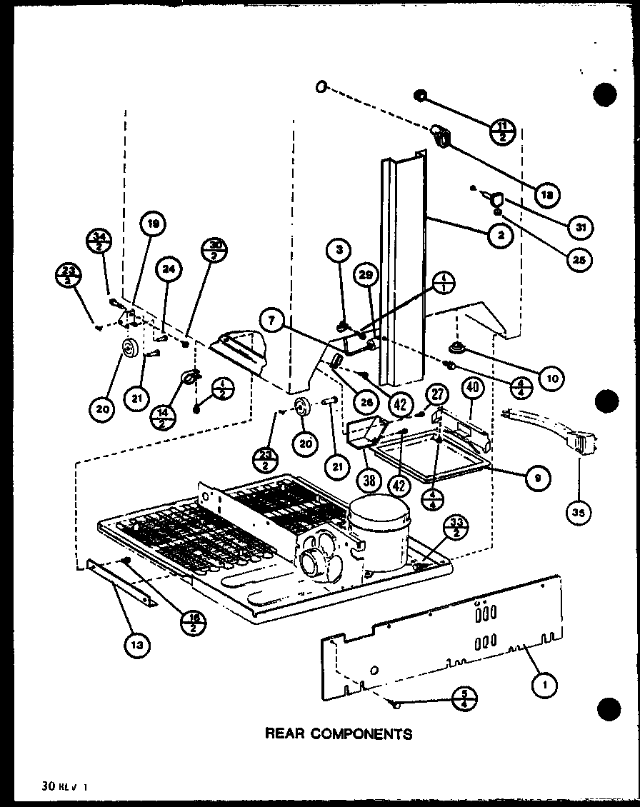 Rear components (bc20m/p7812521w) (bc20n/p7812528w)