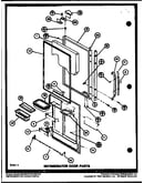 Refrigerator door parts (bx20m/p7812520w) (bx20n/p7812527w)