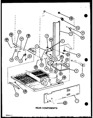 Rear components (bx20m/p7812520w) (bx20n/p7812527w)
