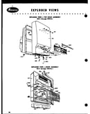 Exploded view - top door assembly (fpr14) (fpr14l) (fpr18) (fpr18l) (fpr14-1) (fpr14l-1) (fpr18-1)