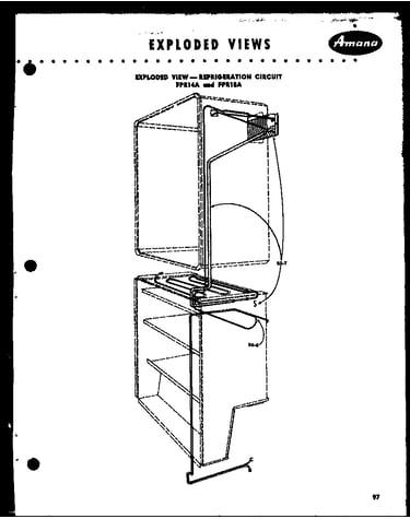 Exploded view - refrigerator circuit (fpr14a) (fpr18a)