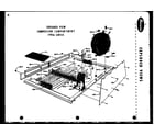 Amana FPR18LB exploded view compressor compartment (fpr16) diagram
