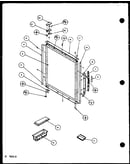 Refrigerator door and trim parts (bx20qg/p1125502wg) (bx20qw/p1125502ww) (bx20ql/p1125510wl) (bx20ql/p1125502wl) (bx20qg/p1125510wg) (bx20qw/p1125510ww) (bz20qw/p1125507ww) (bz20qw/p1125511ww) (bz20qg/p1125507wg) (bz20qe/p1125507we) (bz20ql/p1125507wl) (b