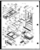 Cabinet interior (bx20qg/p1125502wg) (bx20qw/p1125502ww) (bx20ql/p1125510wl) (bx20ql/p1125502wl) (bx20qg/p1125510wg) (bx20qw/p1125510ww)