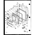 Amana 86065E-P1125514WE refrigerator door (86061w/p1125505ww) (86061w/p1125512ww) (86065e/p1125514we) (86068l/p1125513wl) (86068l/p1125506wl) diagram