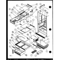 Amana 86065E-P1125514WE cabinet interior (86061w/p1125505ww) (86061w/p1125512ww) (86065e/p1125514we) (86068l/p1125513wl) (86068l/p1125506wl) diagram