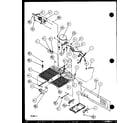 Amana 86068L-P1125506WL compressor compartment (86061w/p1125505ww) (86061w/p1125512ww) (86065e/p1125514we) (86068l/p1125513wl) (86068l/p1125506wl) diagram