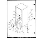 Amana 86061W-P1125505WW cabinet bottom and back (bz20qw/p1125511ww) (bz20ql/p1125507wl) (bz20ql/p1125511wl) (bz20qw/p1125507ww) diagram