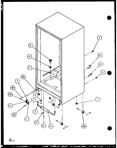 Cabinet bottom and back (bz20qw/p1125511ww) (bz20ql/p1125507wl) (bz20ql/p1125511wl) (bz20qw/p1125507ww)